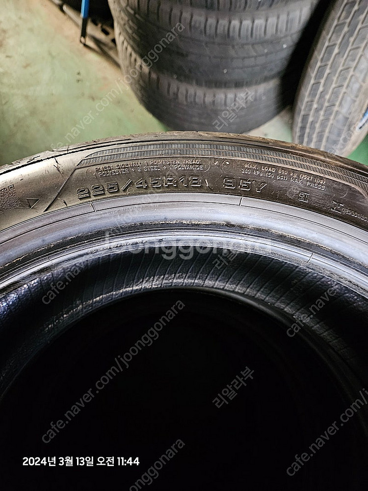 BMW 320i MSP 런플랫 타이어 세트 판매--3