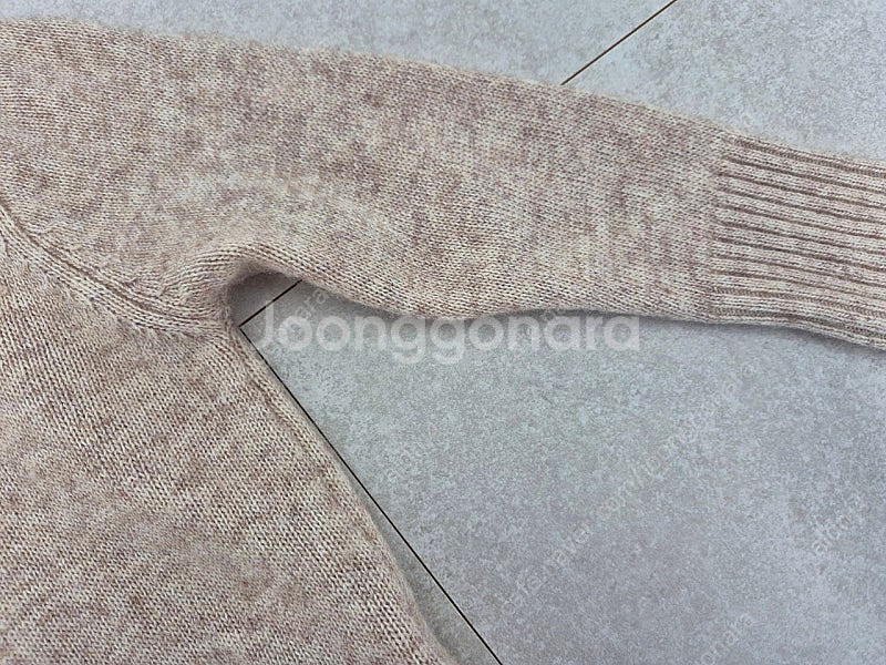 워니리본 캐시미어 니트탑 베이지 5~7Y--4