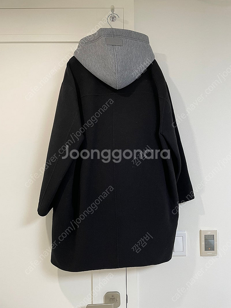 시스템 캐시미어 블렌드 코트 & 후드 베스트--2