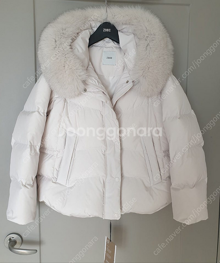 [새상품] 쥬크 폭스퍼 구스다운 숏패딩(Z224PSG187)--1