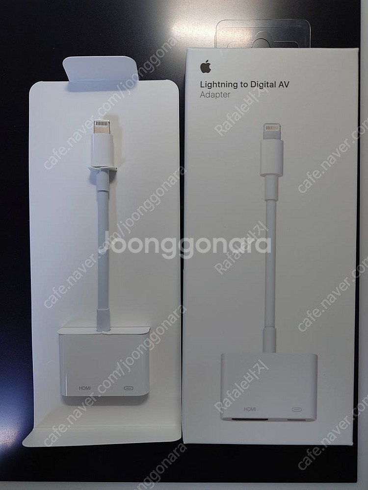 애플 정품 라이트닝 - HDMI 어댑터 (A1438)--0