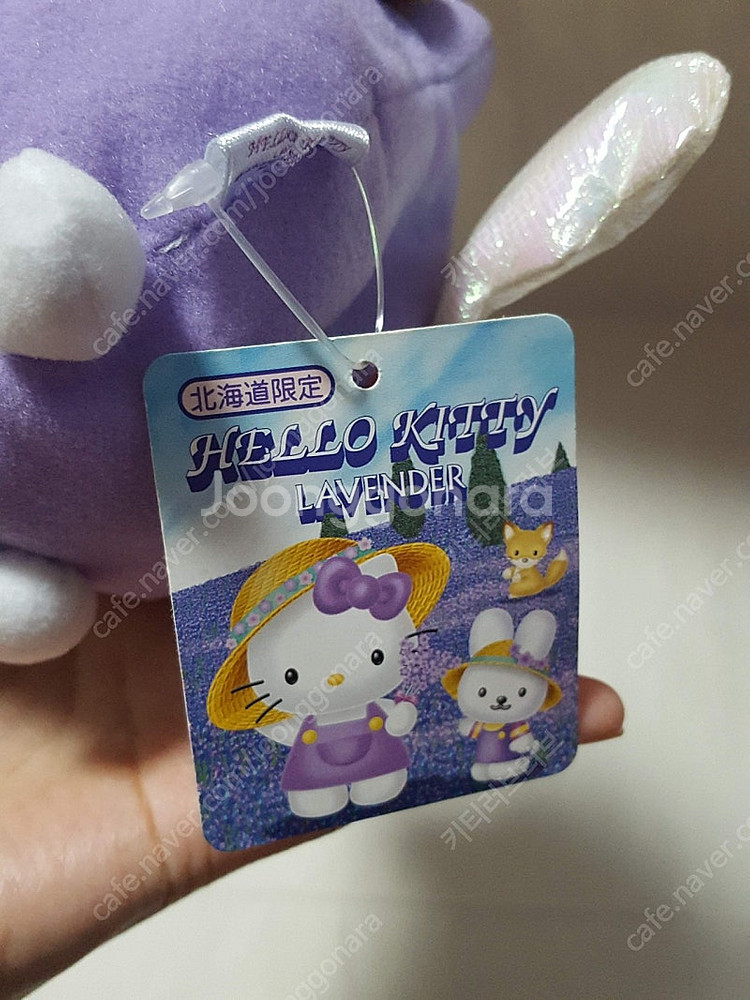 헬로키티 북해도 지역한정 고전 라벤더 키티 인형 가방 ...--9