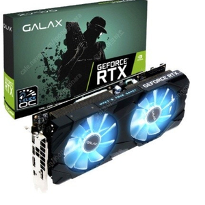 갤럭시 GALAX 지포스 RTX2070 SUPER EX BLACK OC D6 8GB 팝니다