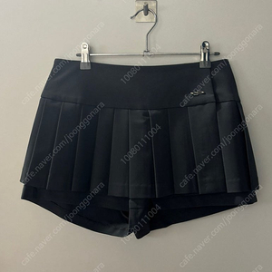 포르타 스커트[PLEATS MINI SKIRT SHORTS 챠콜]