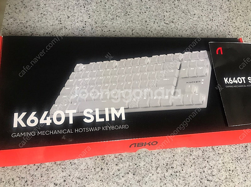 앱코 K640T Slim 화이트--2