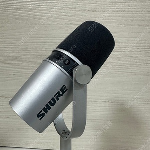 shure mv7 실버 팟캐스트마이크