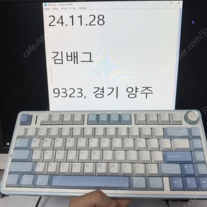 독거미 F75 (저소음월백축)