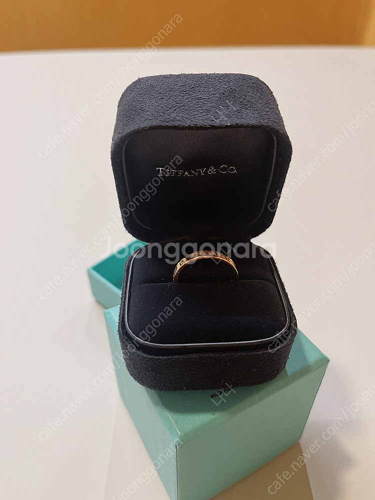 티파니앤코 웨딩밴드 다이아몬드 세팅, 너비 3mm--0