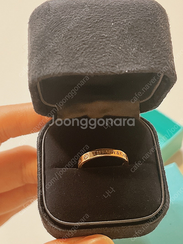 티파니앤코 웨딩밴드 다이아몬드 세팅, 너비 3mm--1