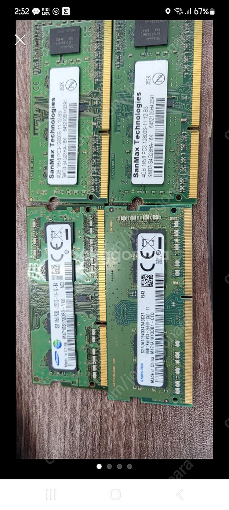 M2 SATA 128 ssd ..및 노트북 메모리 여러...--0