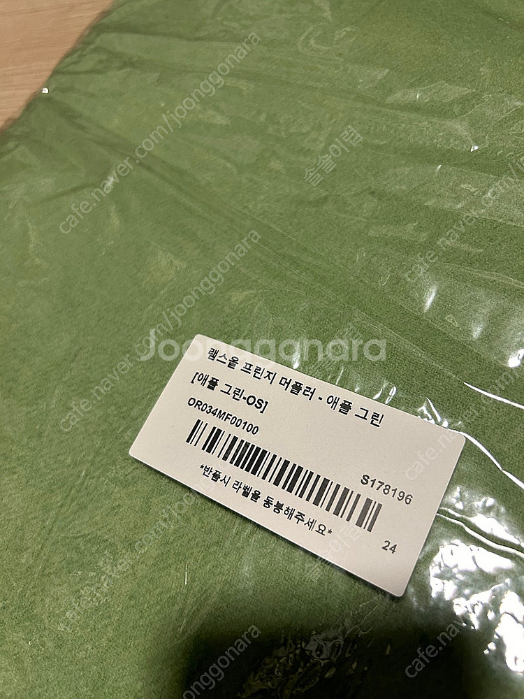오르 램스울 머플러 애플그린--1