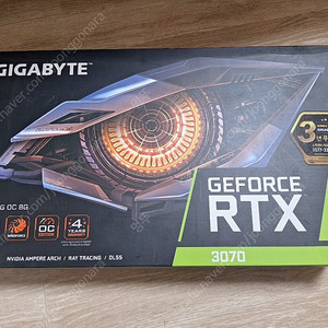 기가바이트 RTX3070 팝니다. 박스풀셋 7개월 채굴 후 사용안함. (집에서만 채굴 상태 나쁘지 않음) AS기간 만료. 직거래 서울 은평구 갈현동. 택배거래