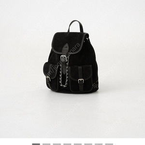 제이투유 스웨이드 백팩 new italy suede chain backpack /호와스 더바넷