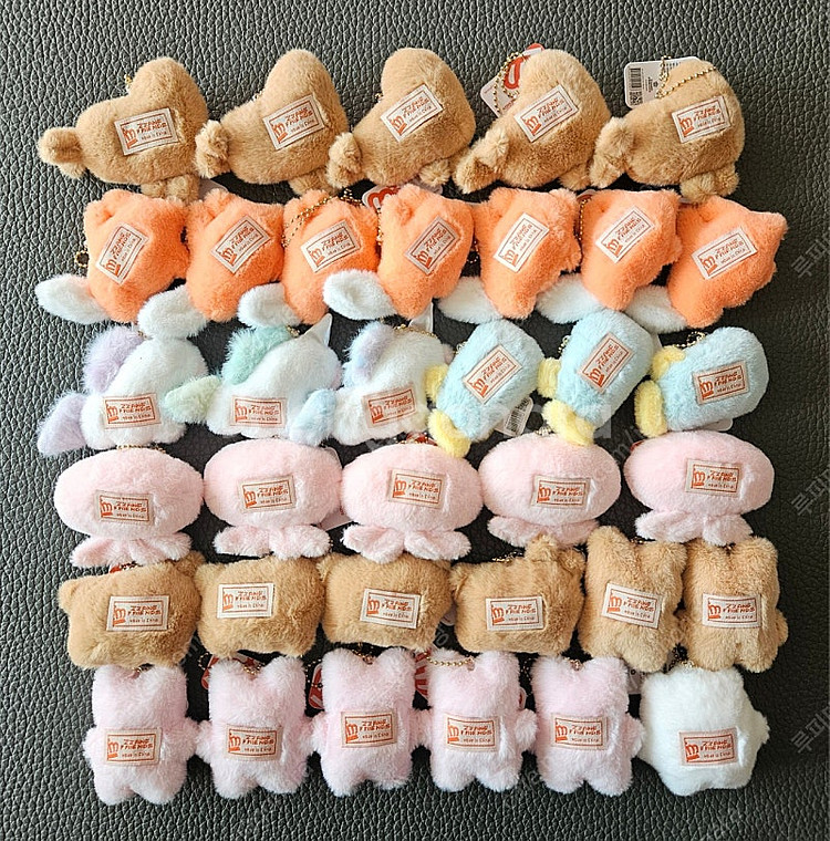 여우 문어 곰 곰돌이 동물 볼체인 키링 가방고리 인형--1