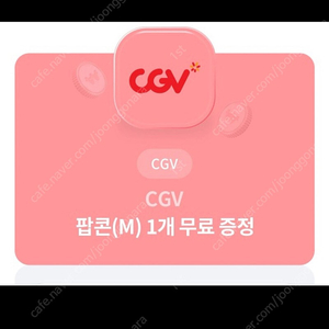 CGV 팝콘 M