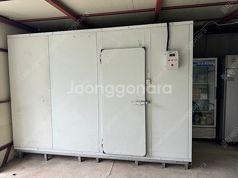 중고 저온저장고 2평 인버터냉장 실외기 3마력 팝니다--0