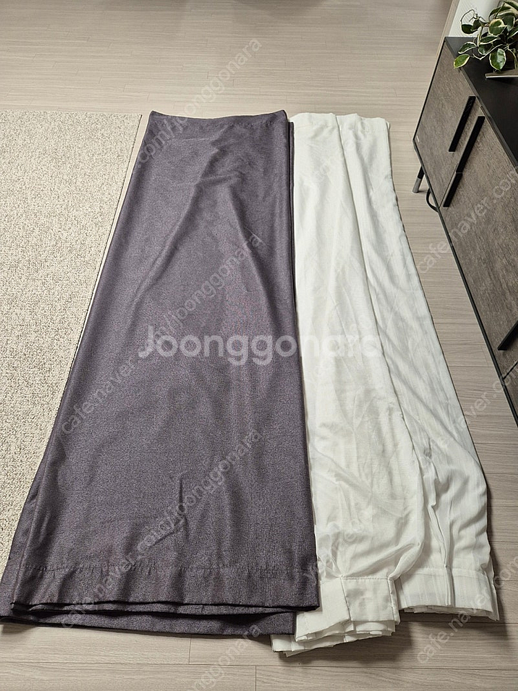 고급 커튼(커텐) 풀셋트 판매(퍼플,블루) 총2셋트--7