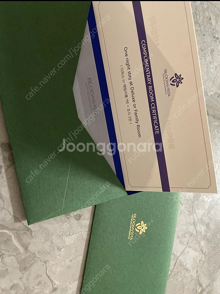크리스마스 블룸비스타 호텔 숙박권 2매(12월24~25...--1