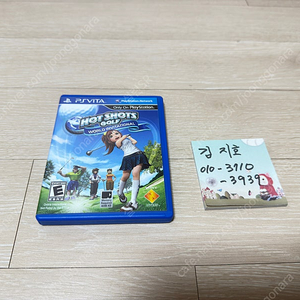 소니 PS VITA HOT SHOT GOLF WORLD INVITATIONAL 모두의 골프 게임 팝니다.