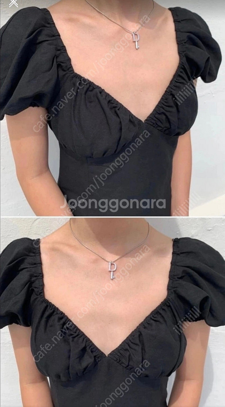 디올 정품 열쇠 키 목걸이--1