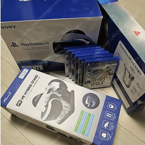 PSVR1 3번세트, VR 슈팅컨트롤러, VR타이틀 6개외