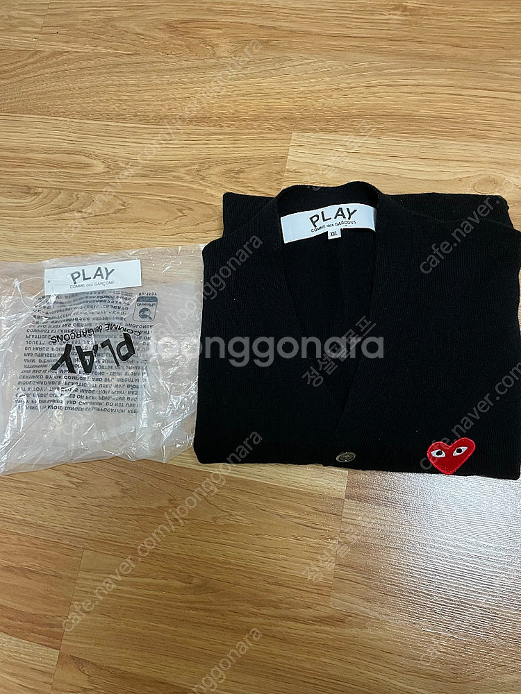 꼼데가르송 가디건 (1회착용,새제품)--0