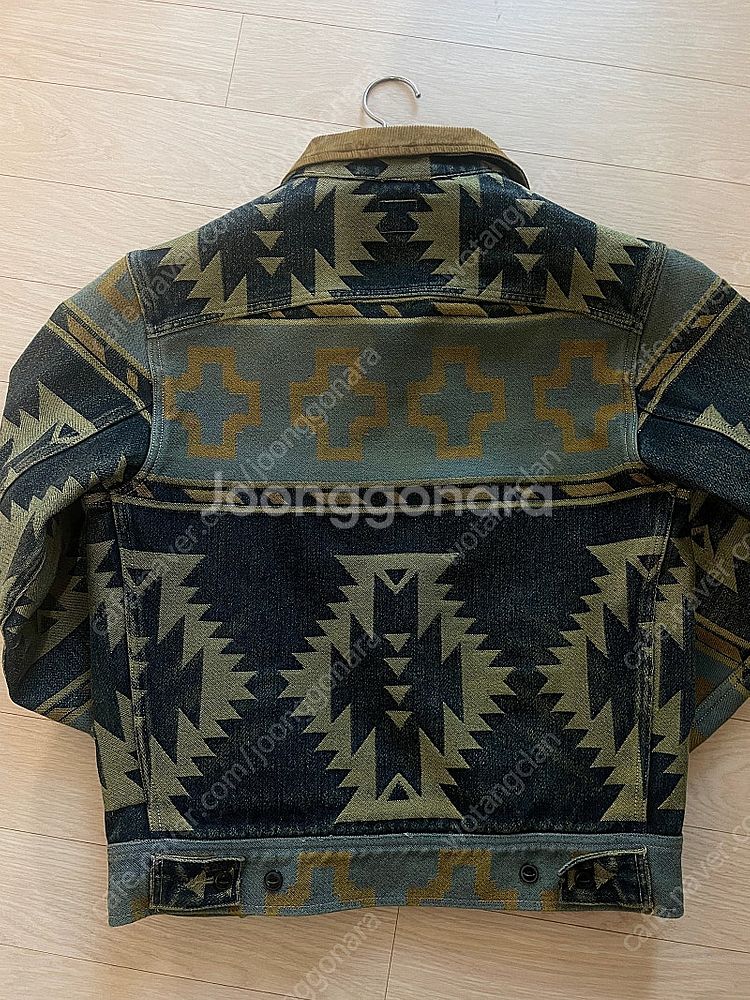 Rrl 자카드 트러커 데님자켓 23fw 레어템 리미티드...--2