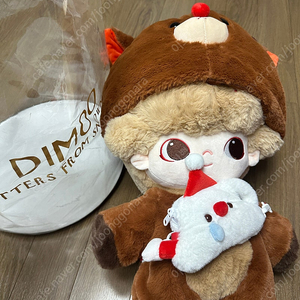 POPMART 팝마트 dimoo 디무 눈사람이 보낸 편지 시리즈 루돌프 봉제인형 40cm