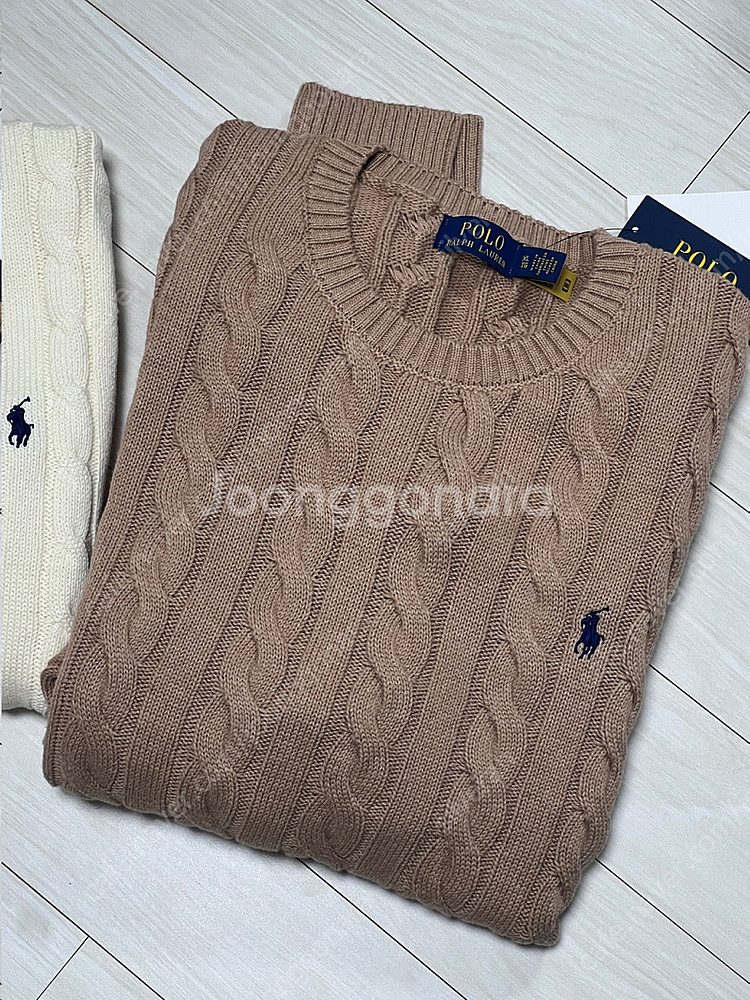 폴로 니트 베이지 XL--0