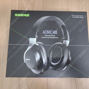 Shure AONIC40 슈어 에이오닉 40 블루투스 노이즈 캔슬링 무선 헤드폰 유선 겸용