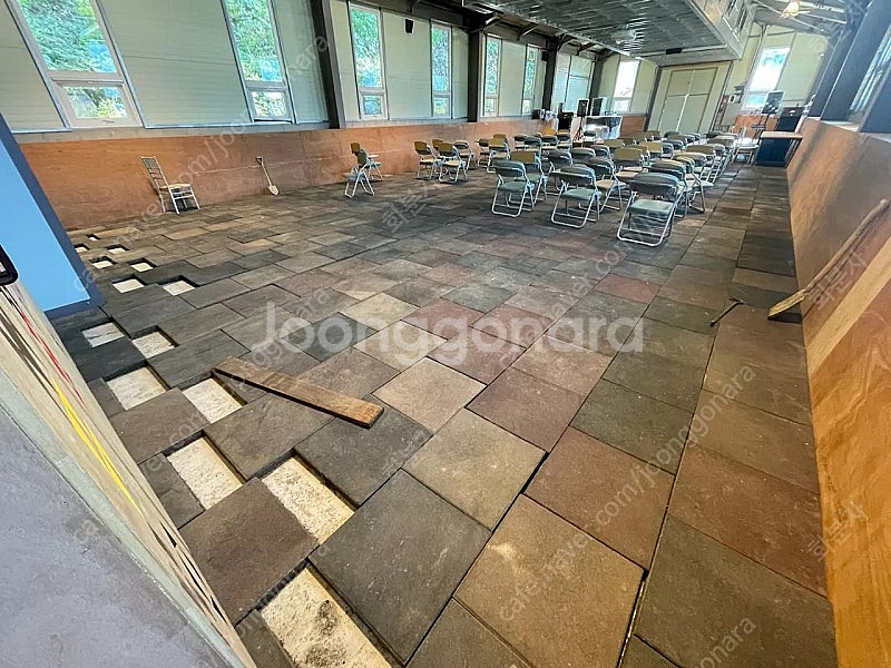 고무매트 헬스장 중고보도블럭 보도블럭 놀이터--4