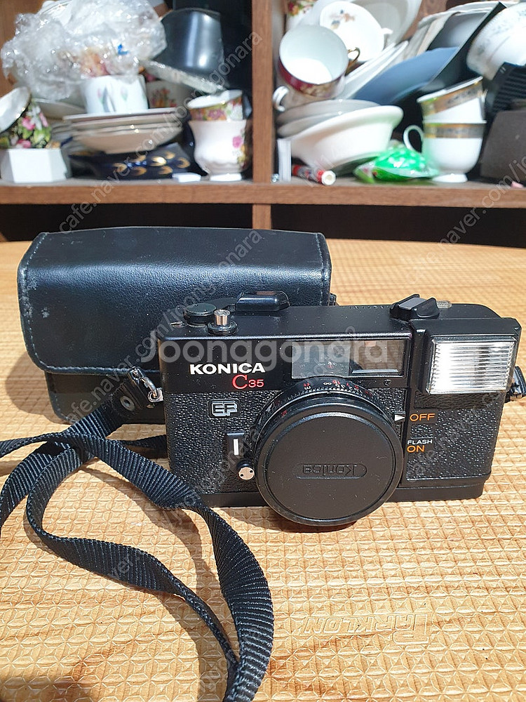 코니카 C35 EF 필름카메라--0