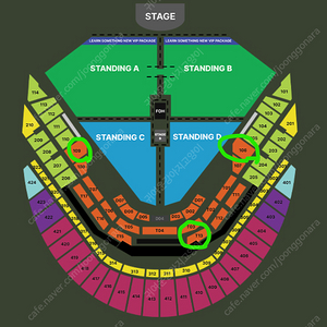 찰리푸스 /테이블 지정석 명당 / T13,109,106구역 4연석/ 무대랑 제일 근접 / 실물티켓 도착