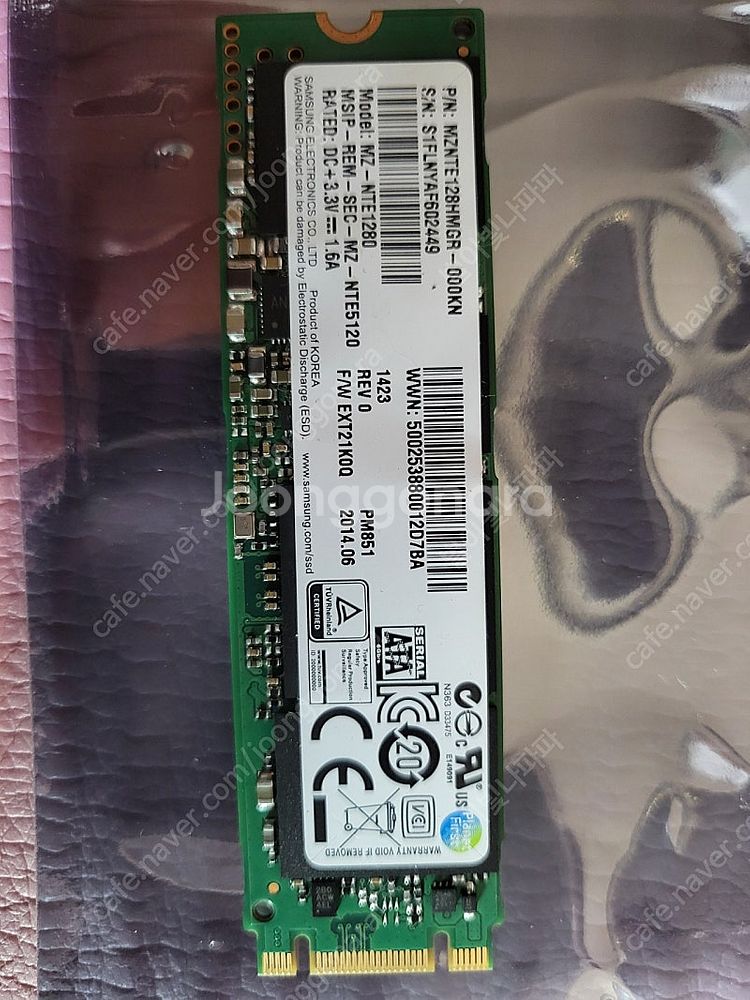삼성m.s sata ssd 128g(pm851)--0