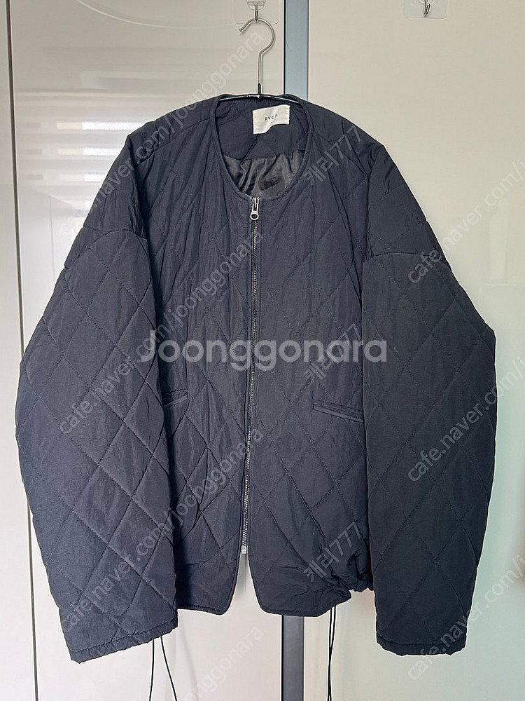 PVCS 퀼팅 숏점퍼 블랙 F--0