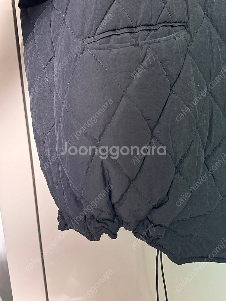PVCS 퀼팅 숏점퍼 블랙 F--1