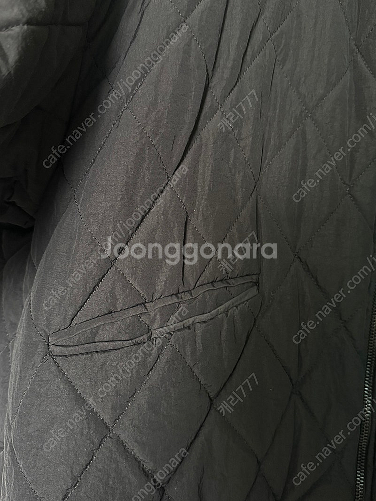 PVCS 퀼팅 숏점퍼 블랙 F--2