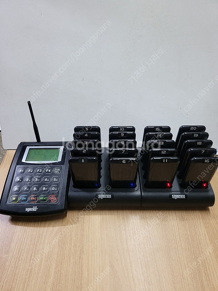 카페진동벨 씨스콜 GP-200R 20개 세트 팝니다--1