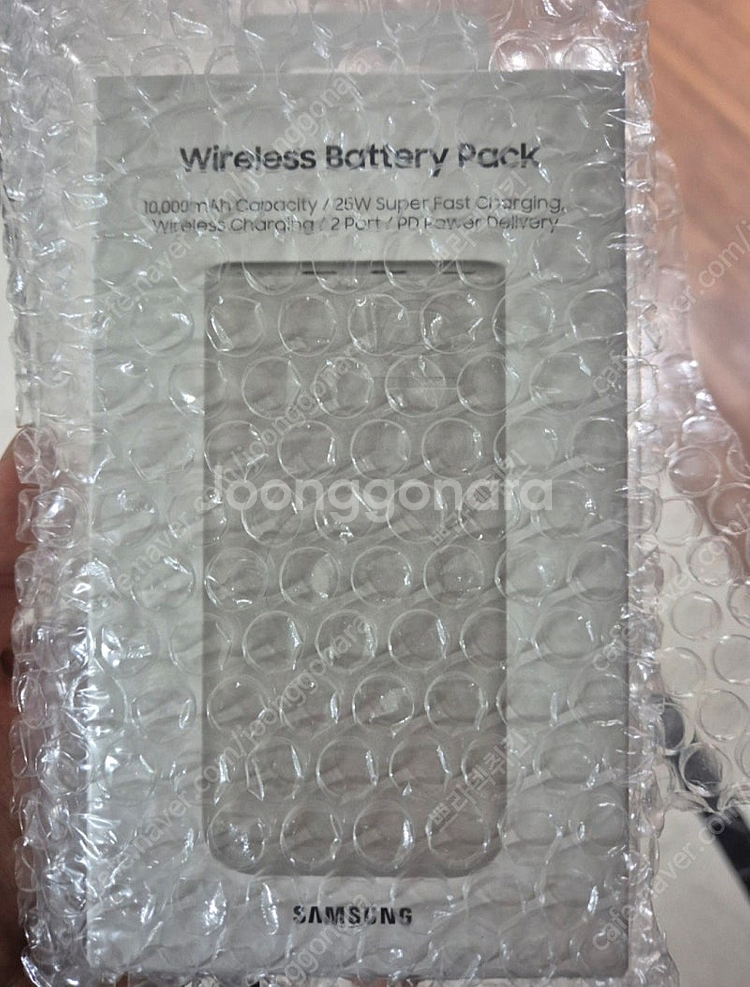 삼성 10000mah 무선충전 보조배터리--0