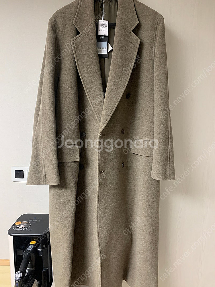 오라리 24FW 모저 체스터필드 코트 5사이즈--0
