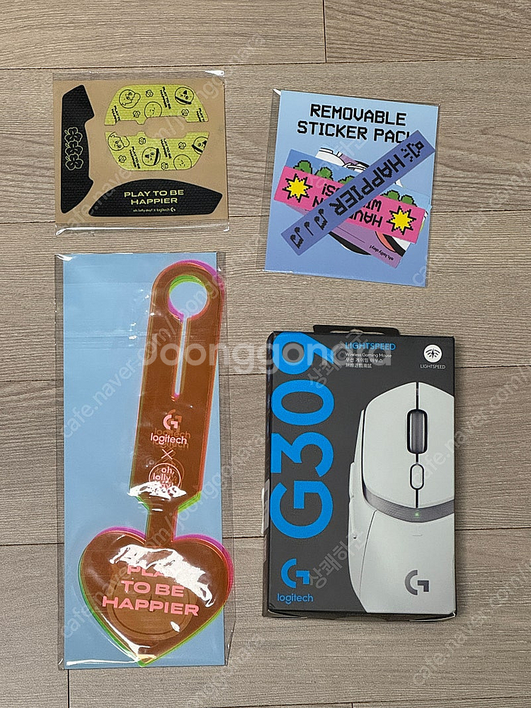 로지텍 무선 마우스 G309 화이트(미개봉 새제품) 판매합니다--0