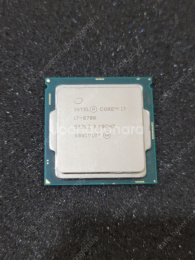 cpu 인텔 i7 6700 2개--0