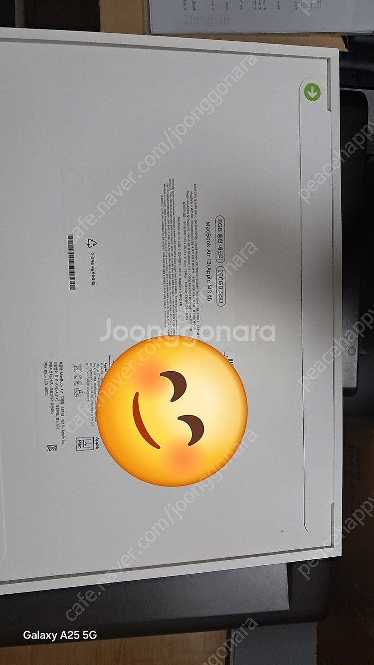 맥북에어 m3 256gb 13인치 미드나이트--2