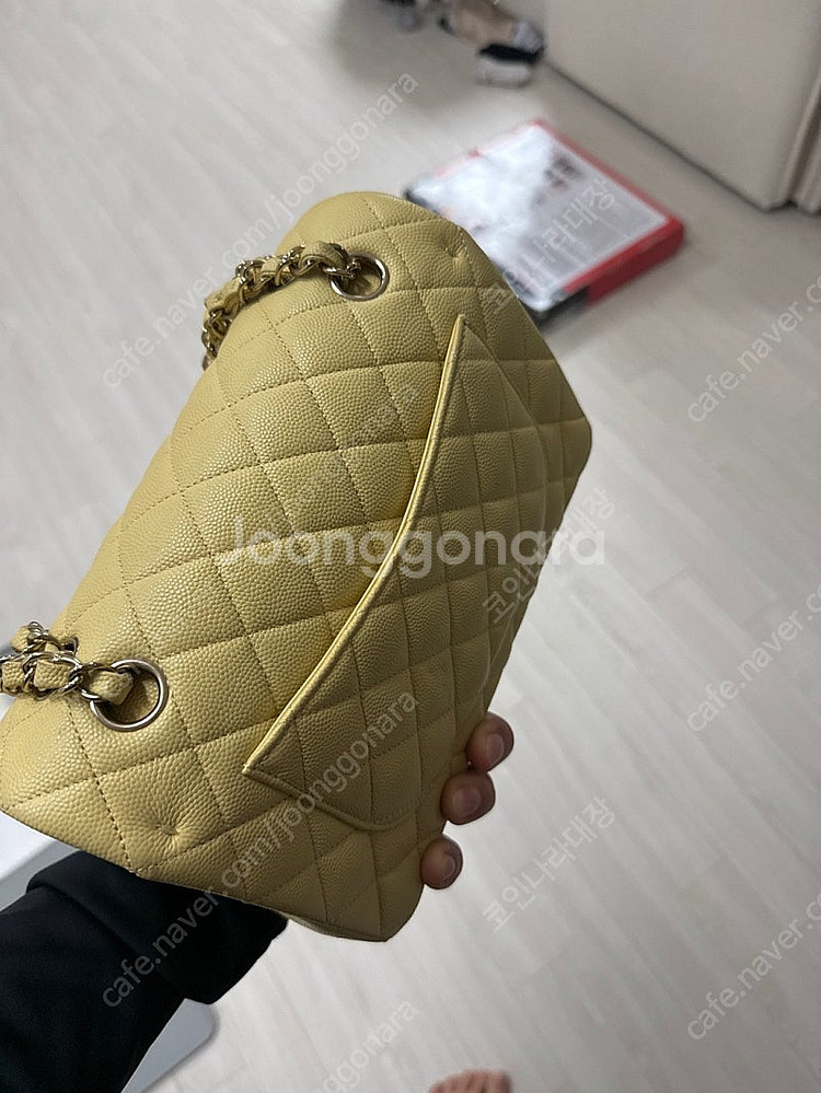 샤넬 클래식 캐비어 스몰 은장 내장칩--3