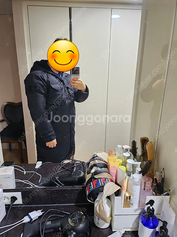 스톤아일랜드 롱패딩 l--0