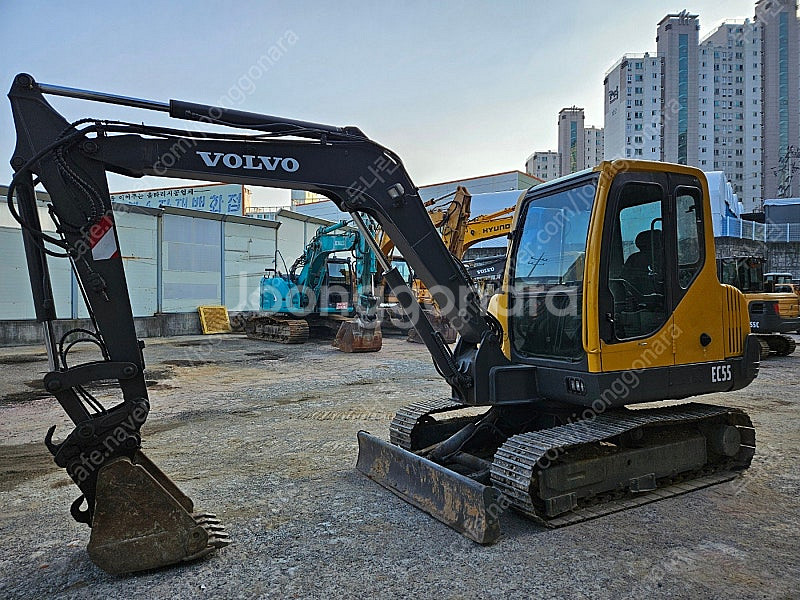 볼보 EC55 2001년식 자동클램프 02 중고굴삭기--0