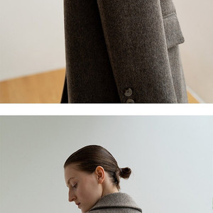 리이(RE RHEE) WOOL BLEND PADDED SHOULDER JACKET 울자켓