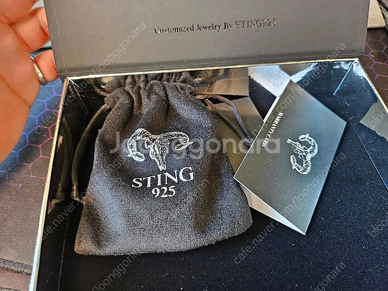 스팅925 롬버스 실버 핸드메이드 링 반지 새상품 판매...--2