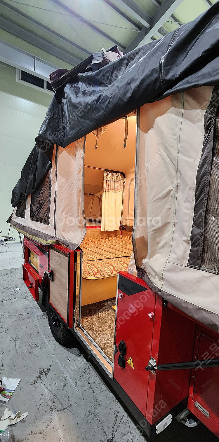 급매-T7 코쿤 베스트메이크 투폴딩캠핑트레일러--8