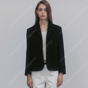 (새상품)낫띵리튼 Bianco wool jacket (Black) s사이즈